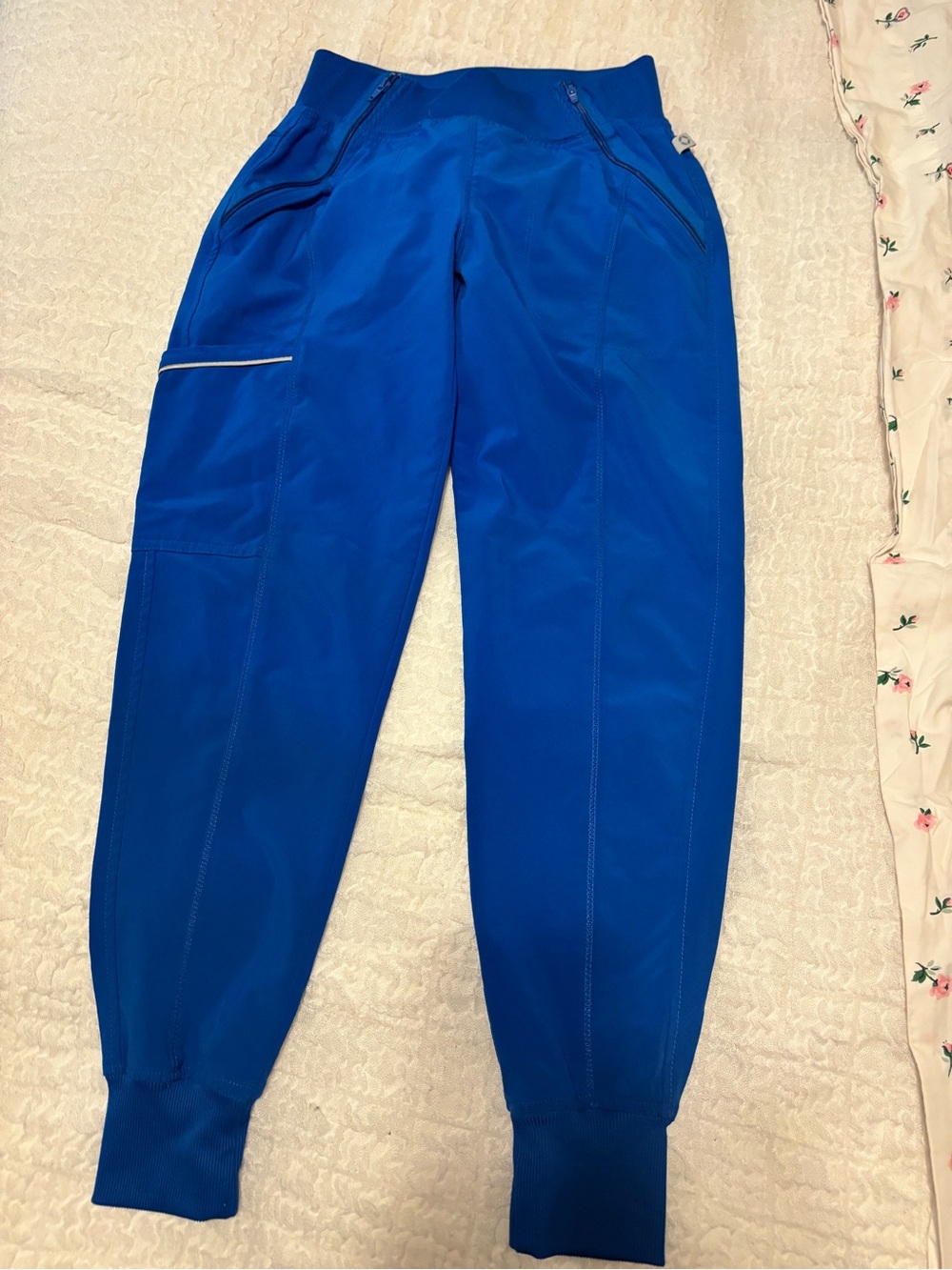 Royal Blue Jogger Scrub Pants